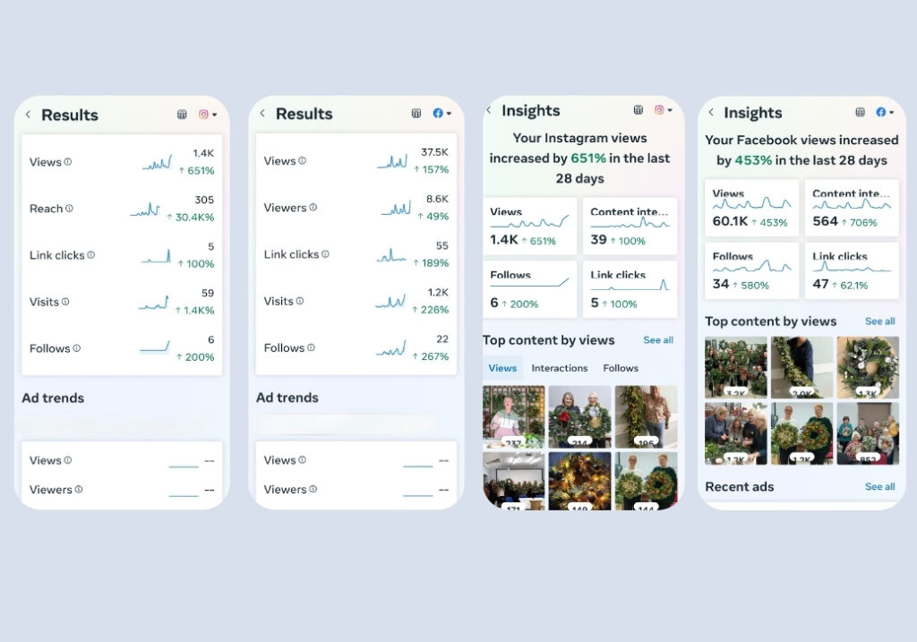 instagram and facebook growth statistics